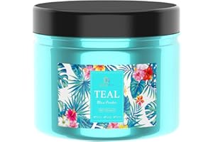 DECORROM Epoxy Resin Color Pigment - Huge 100g/3.5 Ounces Metallic Mica Powder for Epoxy Resin Art Coloring, Slime Making - Cosmetic Grade Resin Color Dye for Jewelry, Soap Making, Painting, Nails Art (Teal)