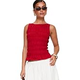 Princess Polly Women's Marleene Shirred Top