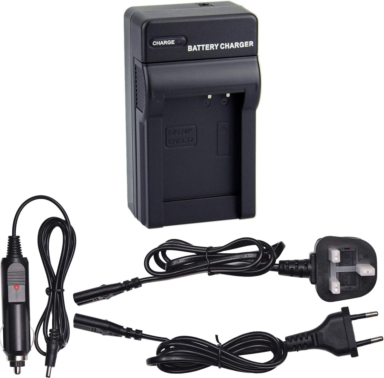 DSTE EN-EL12 Travel Charger Compatible for Nikon Coolpix P300 P310 P330 P340 S31 S70 S610 S620 S630 S640 S6000 S6100 S6150 S6200 S6300 S8000 Camera as MH-65
