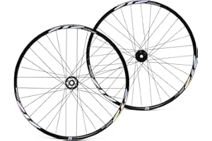 ZTZ 27.5"/29" Thru Axle Boost Mountain Bike Wheelset，Ultralight Aluminum Alloy Rim 32H High Strength Bike Wheels，Front 15 * 110mm Rear 12 * 148mm Disc Brake MTB WheelSet，Fit 8-12 Speed Cassette