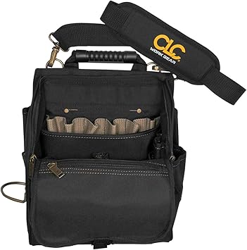 CLC Custom Leathercraft 1509 Zippered Professional Electricians Tool Pouch, 21 Pocket