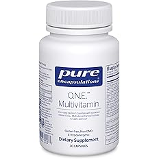 Pure Encapsulations O.N.E. Multivitamin - Once Daily Multivitamin with Antioxidant Complex Metafolin, CoQ10, and Lutein to Su