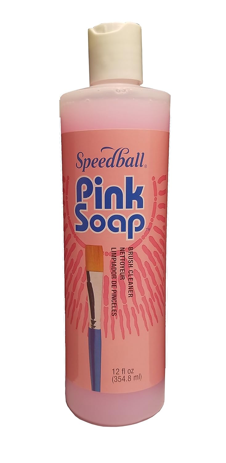 Pink Soap 12Ounce Brush Cleaner and Conditioner , New, Free Shipping