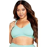 AVENUE PLUS SIZE BRA NW BACKSMOOTHER IN AQUA SPLASH