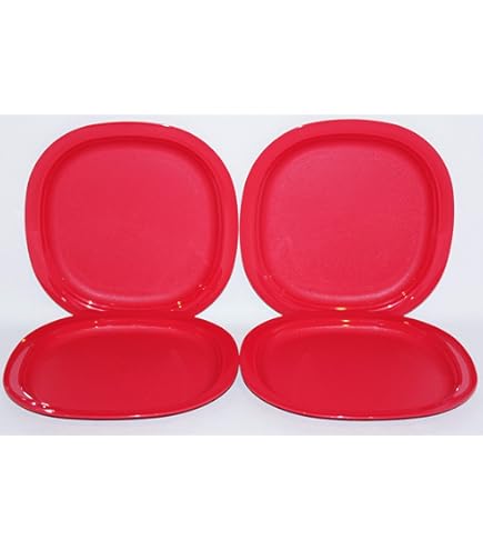 New Tupperware Tupperware Microwave-Safe Dessert Plate Set (4-Pack