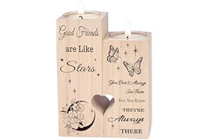 ZAILAIYIDAN Friendship Gifts for Women, Gifts for Friends Best Friend Birthday Gifts Gifts for Women, Candlestick Creative Gifts