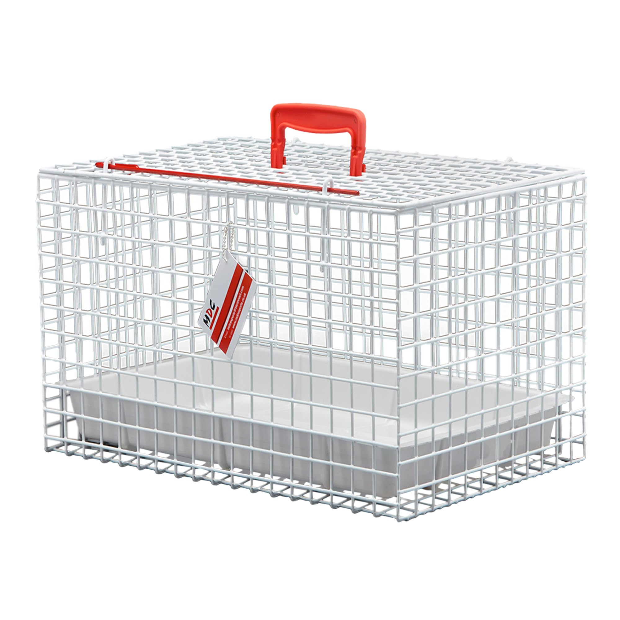 MDC Large Pet Carrier for Travel – Top Opening Pet Crate for Kittens, Cats & Small Dogs – Spacious Mesh Pet Travel Basket – Ideal for Vets, Car Journeys & Catteries – Easy Clean Base