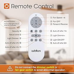 addlon 52 inch Ceiling Fans with Lights, Low