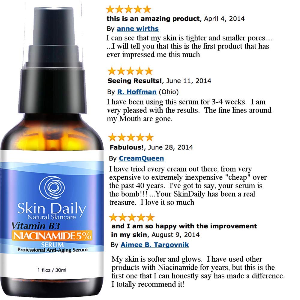 Niacinamide Serum for Face 5 1 Oz Vitamin B3 Cream Visibly Beautify