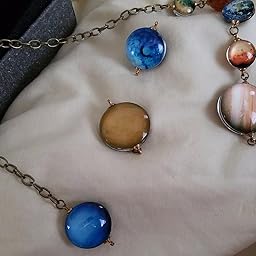 Amazoncom Mums Memory Planet Pendant Necklaces For Women