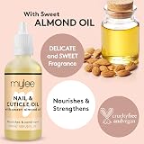 MYLEE Sweet Almond Nail & Cuticle Oil 50ml - Hydrating Nourishing Cuticle Oil view 3