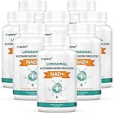 Orgabay Liposomal NAD+ Supplement 500 mg, High Absorption, Boost NAD+ with TMG 250 mg, Actual NAD Plus More Efficient Than Nicotinamide Riboside, Support Cellular Energy, Healthy Aging | 480 Softgels