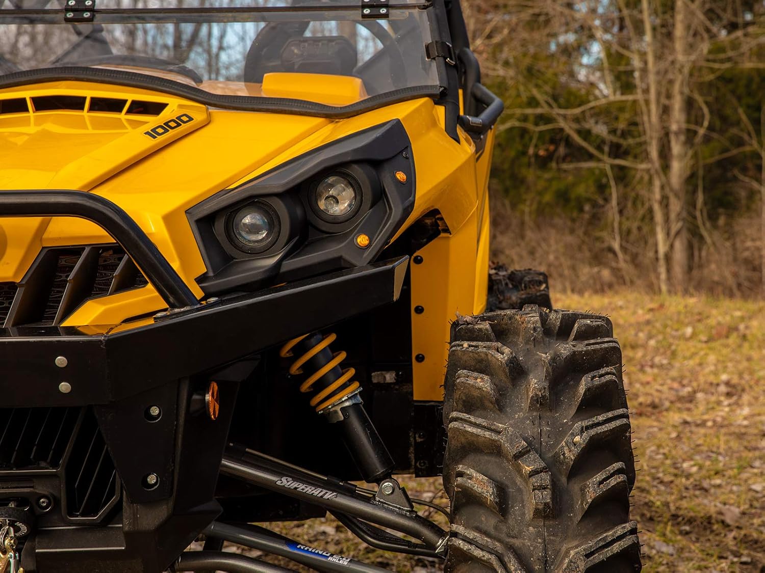 SuperATV Deluxe Turn Signal Kit for Can-Am Commander (2011+) - Dash Mounted Turn Signal Rocker Switch w/Indicator Lights - Plug and Play For Easy Installation!