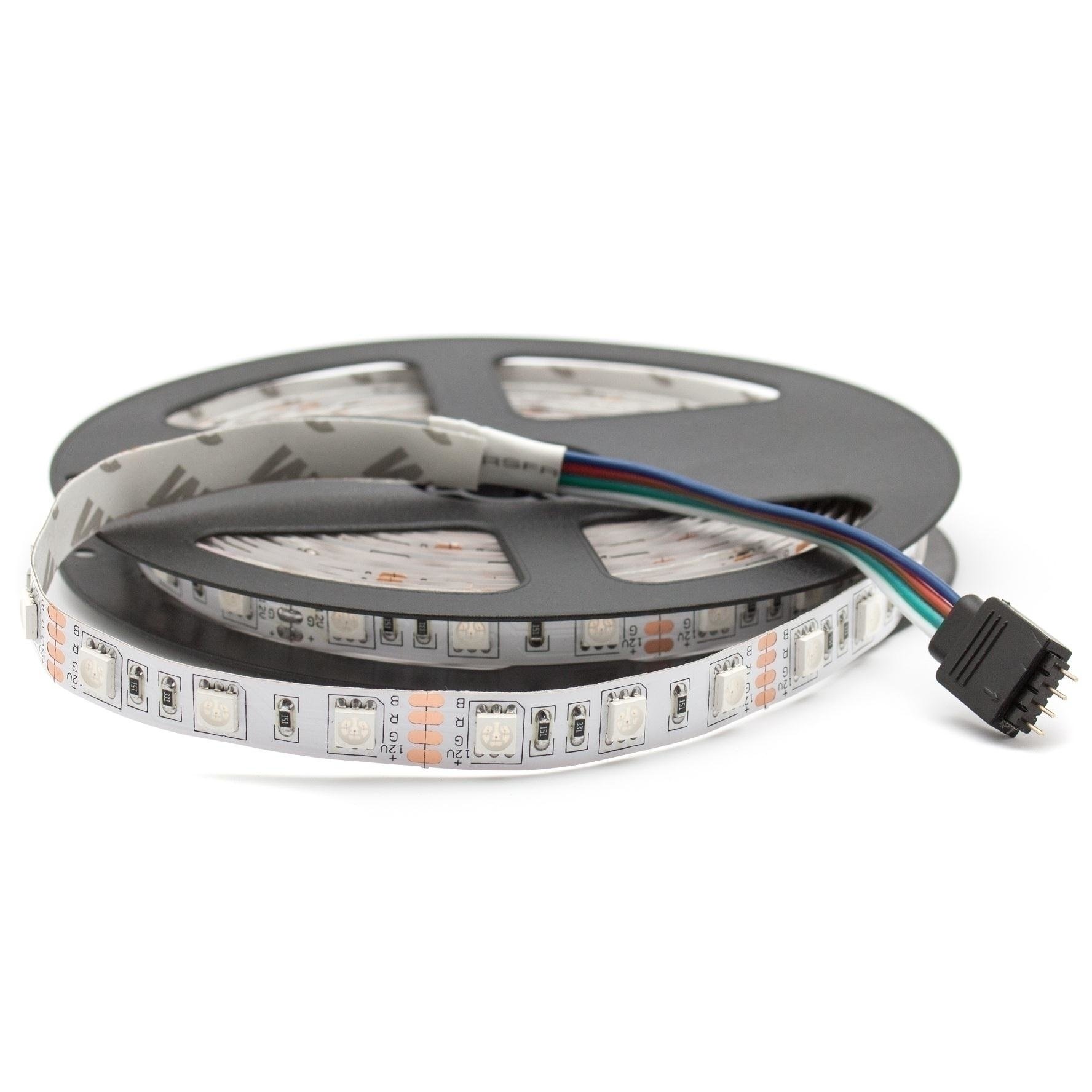 LED RGB Strips 24 V 500 cm 60 LEDs per m (300 Pieces)), IP20.