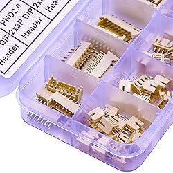 Kidisoii JST Connector Kit, PHD2.0 Dual Row DIP