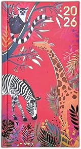 PSO 2026 Diary Slim Week to View Fashion Soft Padded Hardback Puppies