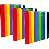 Math Manipulatives Linking Cube Toys For Kids 300 Cubes, Educational Counting Toys Classroom Learning Supplies, Preschool Plastic Counting Blocks for Kindergarten Homeschool Learning, Kids Ages 3+