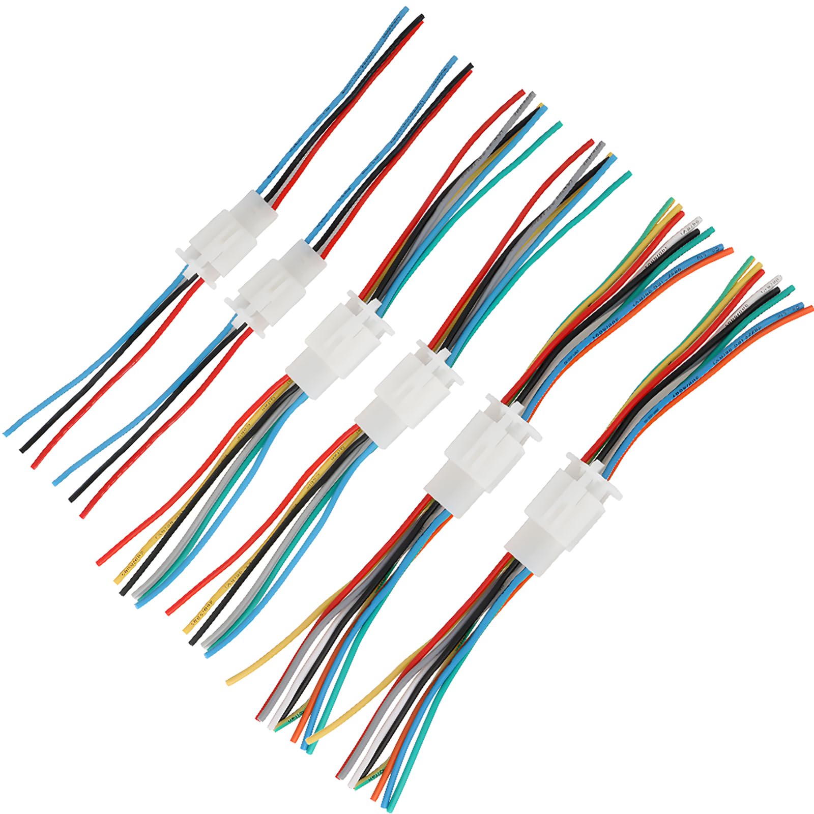 CESFONJER 2.8mm Pitch Male Female Plug Housing Connector, Wire Auto Connectors Terminal for Cars Motorcycles Lorries Caravans Boats Quads Scooters (3way 2P, 6way 2P, 9way 2P)