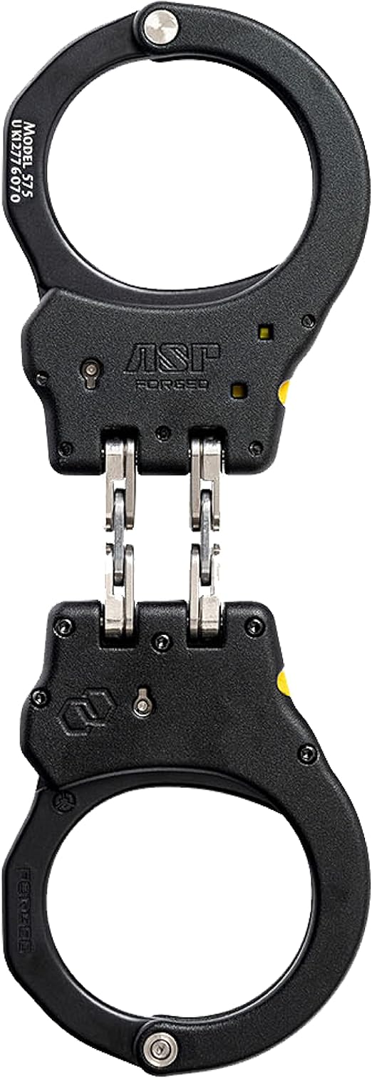 ASP Ultra Plus Hinge Handcuffs, Aluminum, Keyless DoubleLocking Handcuffs