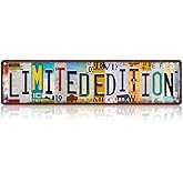 Vintage Limited Edition Wall Decor Street Signs Metal Tin Signs 16 x 4 Inches