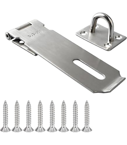 Cerradura De Pestillo JQK Hardware DL130-BN: Acero Inoxidable 304 De 1.9mm – Fácil Instalación