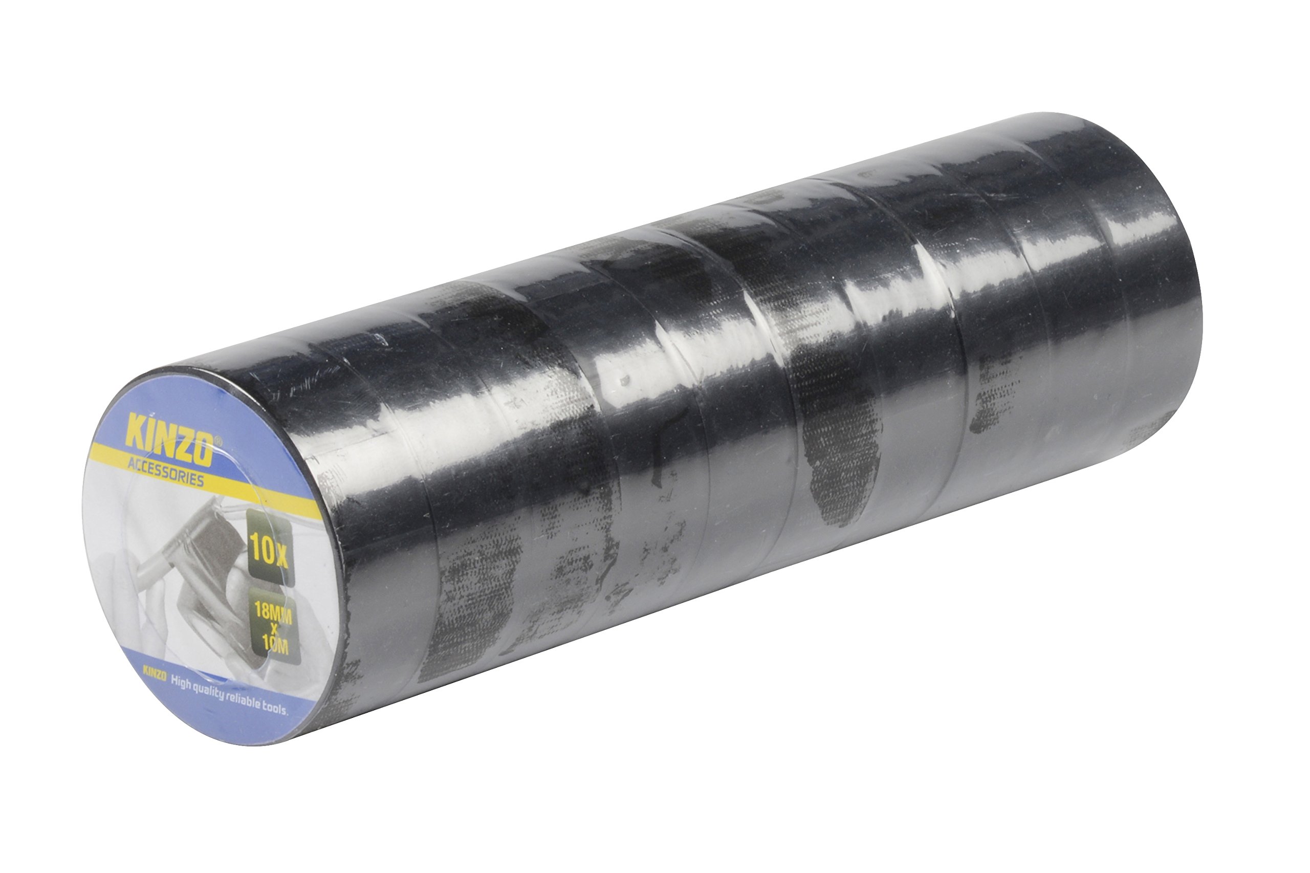 KINZO 871125279533 PVC Isolate Tape Roll - Black