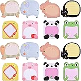 320 Pieces Animals Sticky Notes Self Sticky Cute Cartoon Shaped Notes for Office Students Roommates Home Gifts Bookmarks and Index Tab Supplies