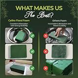Caliko Floral Foam Blocks Pack 4 23x11x7cm Wet Brick for Arrangements view 7