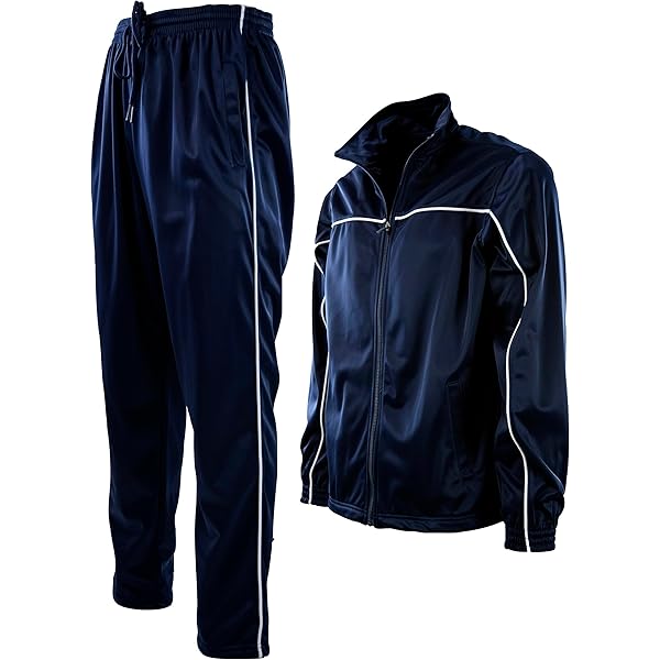 ChoiceApparel Mens Velour Tracksuit with Zippered Pockets (204