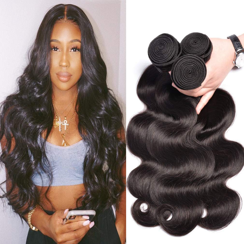 Amazon Com Gem Beauty Unprocessed Virgin Brazilian Hair Bundles