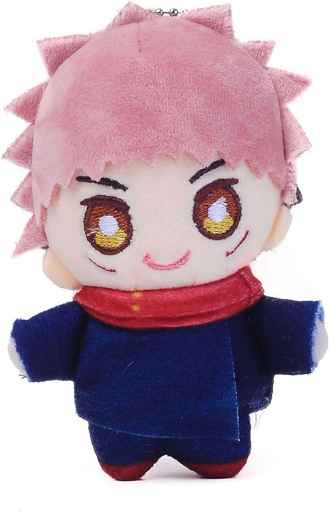 Jujutsu Kaisen Doll Keychain, Anime Plush Stuffed Toy Cute Key Rings Bag Colgante Personaje
