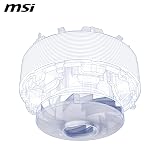 MSI MAG A13 360 AIO CPU Liquid Cooler 360mm Radiator RGB view 6