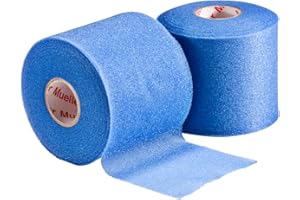 MUELLER Sports Medicine MWrap, Pre Wrap, Athletic Tape Underwrap for Sports, Hair, Ankles, Wrist, Hands and Knees, Water-Resistant, Latex Free, 2.75" x 21.4 Yards Per Roll, 2 Rolls