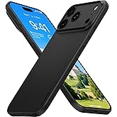 memumi Case for iPhone 17 Pro Max Ultra Thin 0.3mm Lightweight [No-Case Feeling] Matte Hard Cover with Camera Protection for iPhone 17 Pro Max Slim Cover in Minimalist Design, Frosted Black