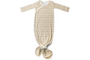 Copper Pearl Newborn Knotted Gown "Clay"