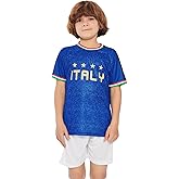 SURUIDA Soccer Jerseys for Kids Boys & Girls,Youth Soccer Jersey Practice Outfits Football Training Uniforms Set 4-16Y