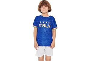 SURUIDA Soccer Jerseys for Kids Boys & Girls,Youth Soccer Jersey Practice Outfits Football Training Uniforms Set 4-16Y