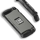 Savage Raven by Skull & Co. StandGrip for Nintendo Switch 2 : A Soft Protective Case with Textured Grips Full Protection and Stand, Shock-Absorption Non-Slip and Anti-Scratch Cover - Black