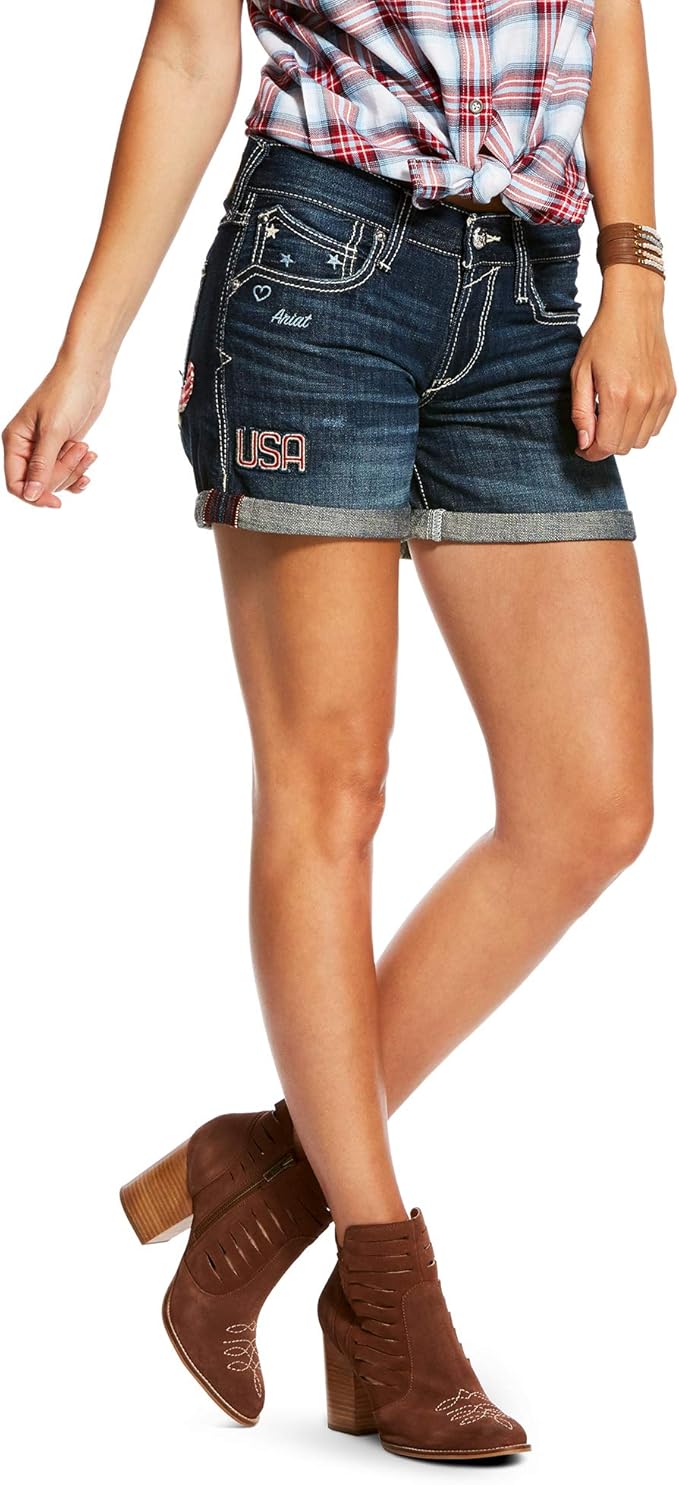 ariat denim shorts