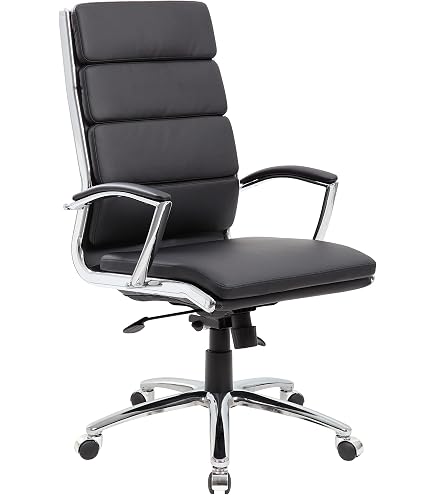 Amazon.com: BOSS Office Products B9476-BK Executive Mid Back