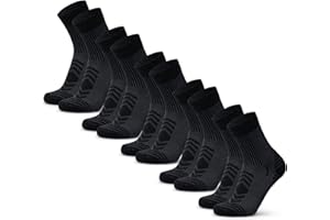 DANISH ENDURANCE Hiking Socks, Lightweight, Merino Wool Socks for Men & Women, Moisture Wicking & Thermal, 3 or 5 Pack