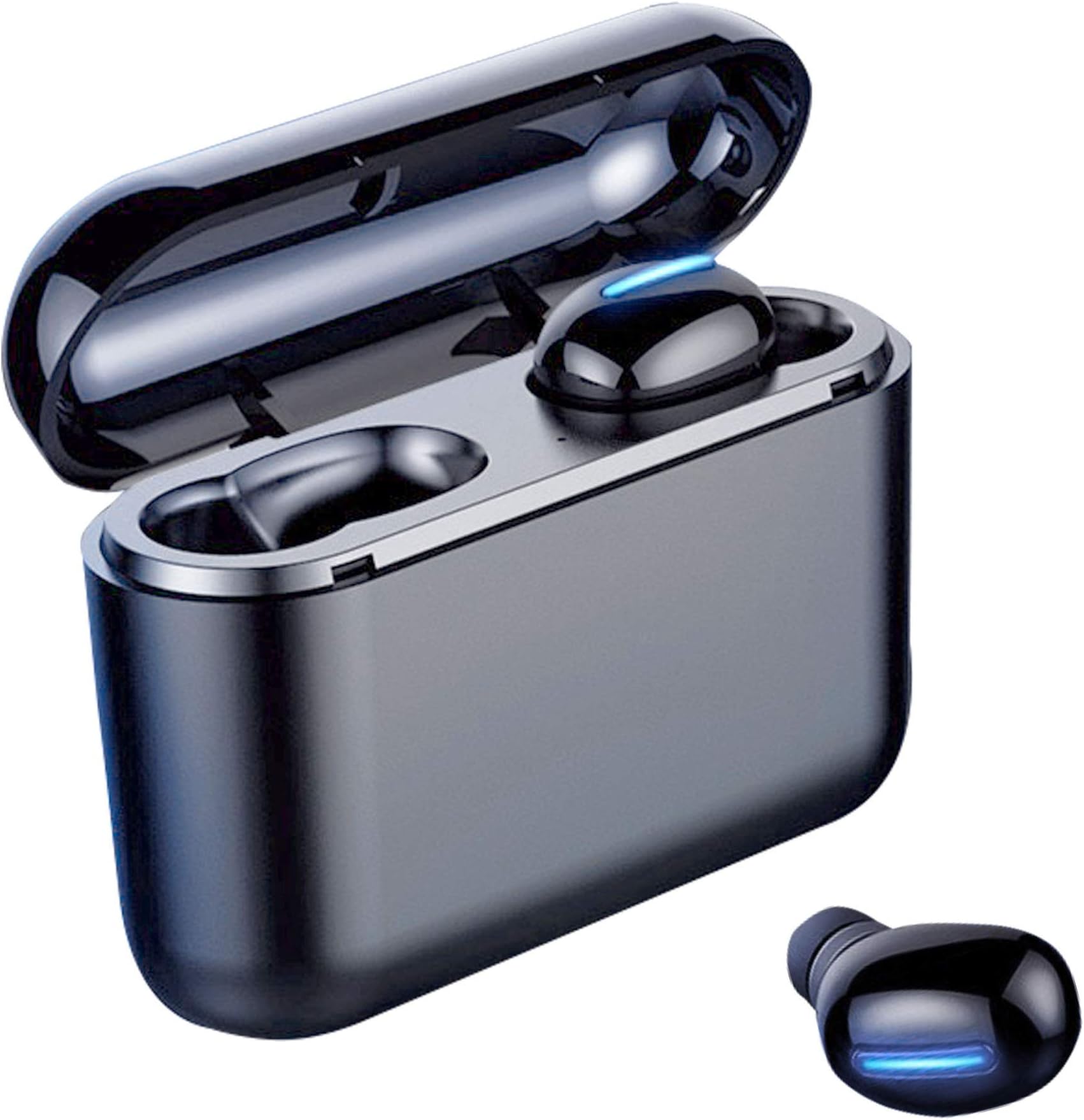 SENXINGYAN Wireless Headphones, Bluetooth Headphones 5.0 Deep Bass, Bluetooth Earphones Stereo IPX7 Waterproof with 2600mAh Charging Case, True Wireless Earbuds Built-in Mic Instant Pairing for Sport