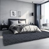 Sour Lemon 140x200cm Grey Shag Rug Soft Non Slip Large Living Room view 8
