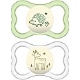 MAM Air Night Pacifiers (2 pack), MAM Sensitive Skin Pacifier 6+ Months, Glow in the Dark Pacifier, Best Pacifier for Breastf