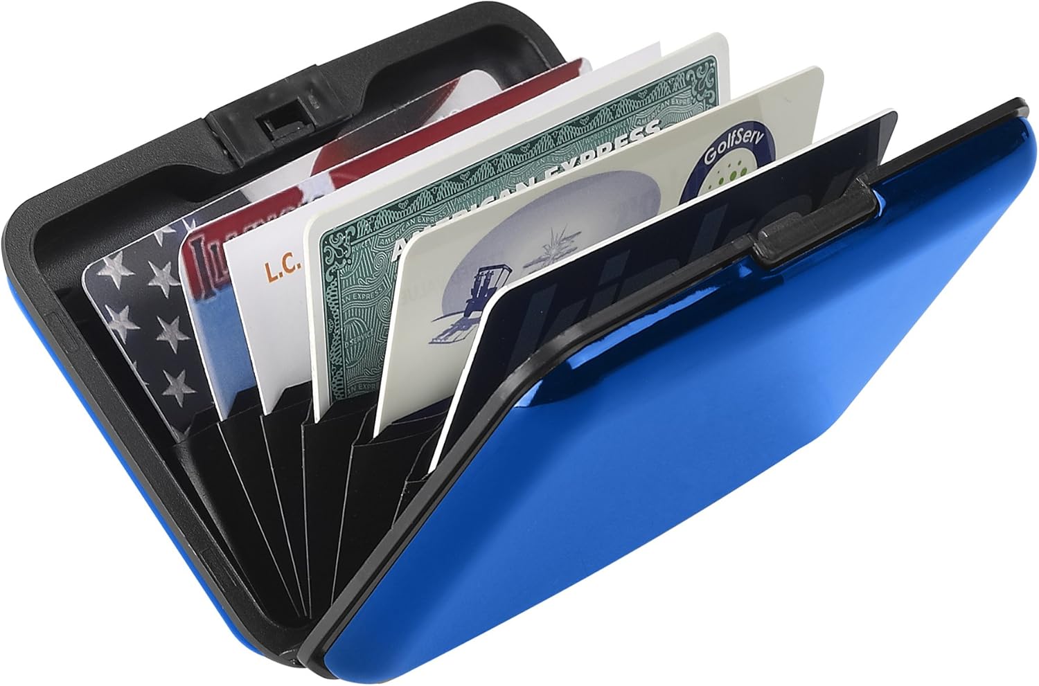  | Lewis N. Clark Rfid Aluminum Wallet, Black, One Size | Travel Wallets