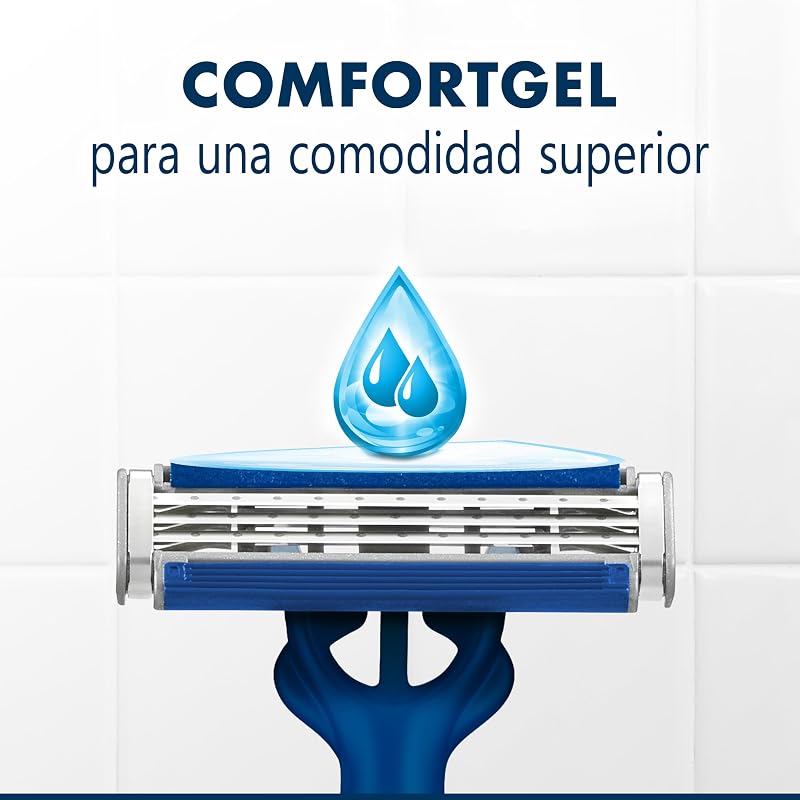 Blue3 Smooth Maquinillas de Afeitar Desechables Hombre, Pack de 16
