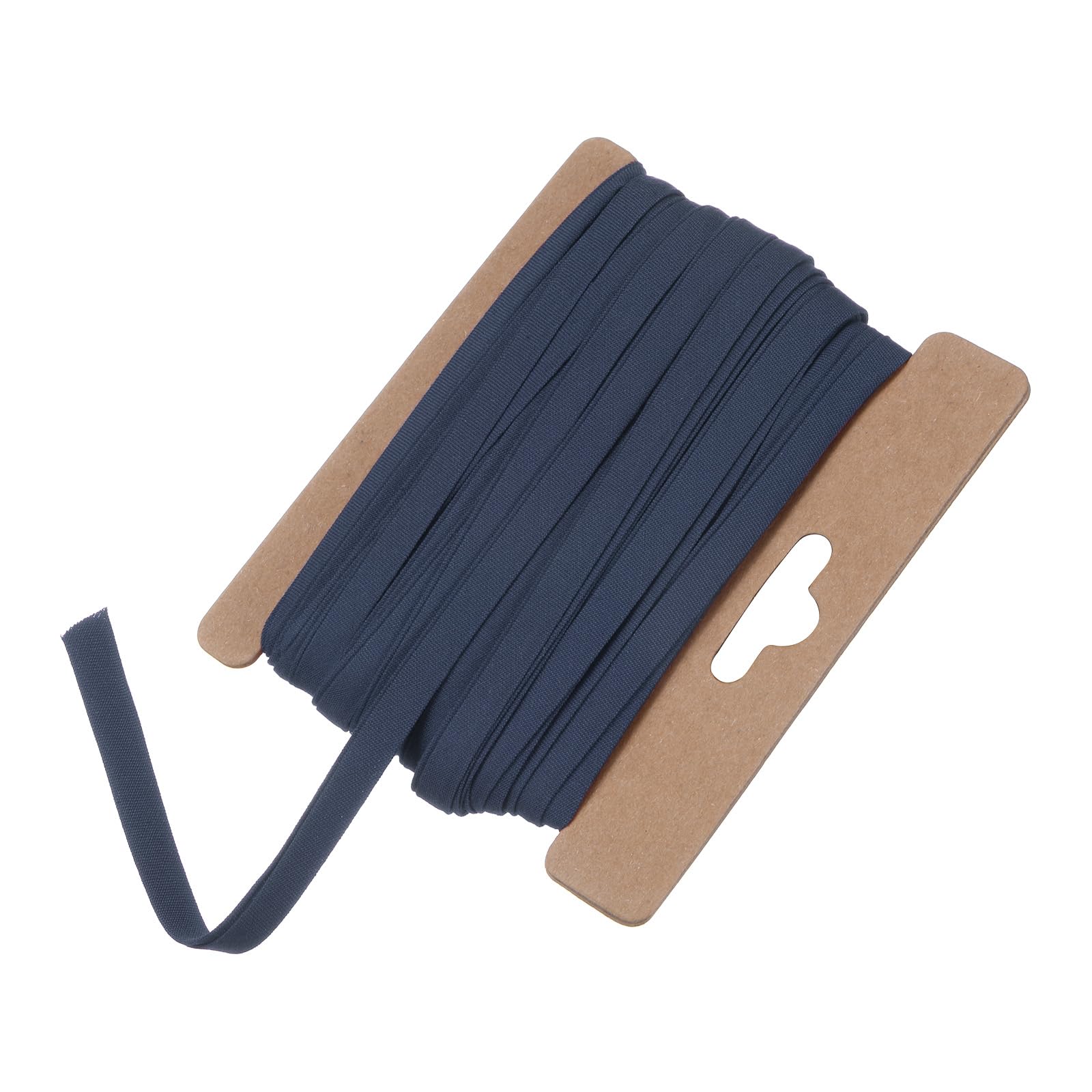 M METERXITY Double Fold Bias Tape 1/4 Inch 12 Yards Cotton Bias Binding Tape Bulk Double Fold Bias Tape for Sewing/Seaming Hemming/Binding//Quilting/DIY Craft [Navy Blue]