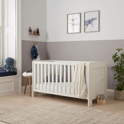 Tutti Bambini Alba 3-in-1 Cot Bed White 140x70 cm 0-6 yrs