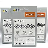 3 pk) 16" Stihl Chainsaw Picco Micro Oilomatic Saw Chain 61PMM355 3/8p .043 55dl