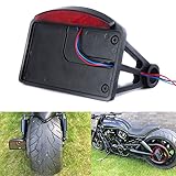 Motorcycle Mount LED License Plate Tail Light